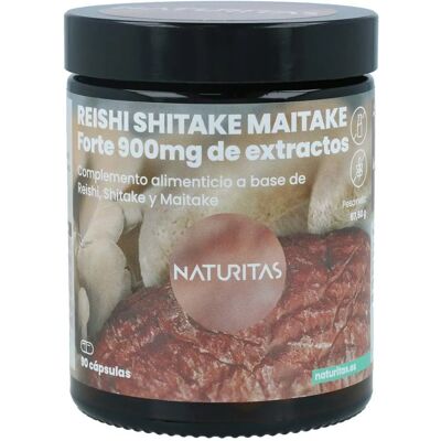 Naturitas Reishi Shitake Maitake Forte - Suplemento alimenticio Naturitas Reishi Shitake Maitake Forte - Suplemento alimenticio