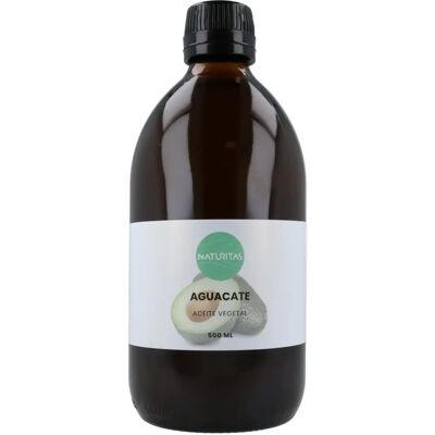 Aceite vegetal de aguacate Naturitas Essentials - 500 ml, Neutro Aceite vegetal de aguacate Naturitas Essentials - 500 ml, Neutro