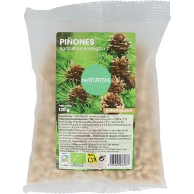 Naturitas Essentials Pignons de pin bio décortiqués - 120g - Publicité Naturitas Essentials Pignons de pin bio décortiqués - 120g - Publicité