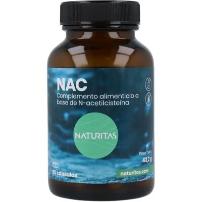 Naturitas N-acetilcisteína 60 Cápsulas - Complemento alimenticio Naturitas N-acetilcisteína 60 Cápsulas - Complemento alimenticio