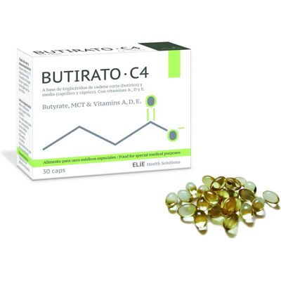 Elie Health Solution C4 Butirato - Salud intestinal - 30 perlas Elie Health Solution C4 Butirato - Salud intestinal - 30 perlas
