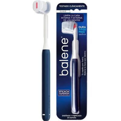 Balene Cepillo Suave Azul para Adultos - Cepillo Balene Cepillo Suave Azul para Adultos - Cepillo