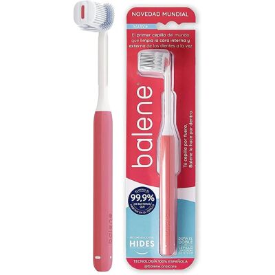 Cepillo de Dientes Coral Balene - Amigable con Encías, Cerdas 45° Cepillo de Dientes Coral Balene - Amigable con Encías, Cerdas 45°