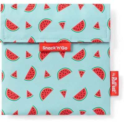 Bolsa de merienda Sandía Menta Reutilizable Bolsa de merienda Sandía Menta Reutilizable