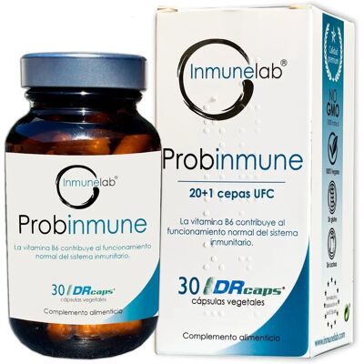 Inmunelab Probinimmun - Suplemento probiótico y prebiótico - 30 cápsulas vegetales Inmunelab Probinimmun - Suplemento probiótico y prebiótico - 30 cápsulas vegetales