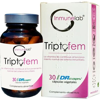 Inmunelab Tryptofem - Equilíbrio emocional feminino - 30 cápsulas Inmunelab Tryptofem - Equilíbrio emocional feminino - 30 cápsulas
