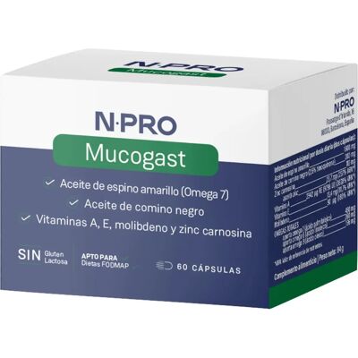 NPro Mucogast - Aceite de espino y comino negro para mucosa gástrica NPro Mucogast - Aceite de espino y comino negro para mucosa gástrica
