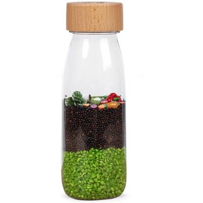 Bouteille Sensorielle Beige Petit Boum - Apprentissage des Légumes Bouteille Sensorielle Beige Petit Boum - Apprentissage des Légumes