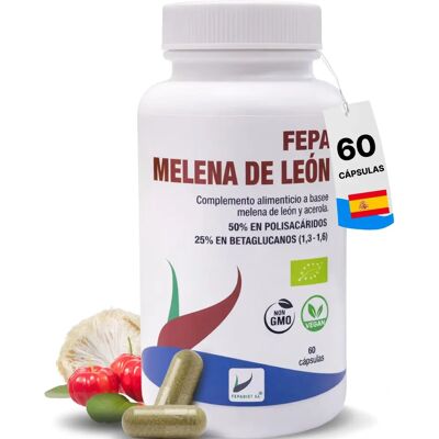 Fepa - Lion's Mane 60 Capsules - Dietary Supplement Fepa - Lion's Mane 60 Capsules - Dietary Supplement