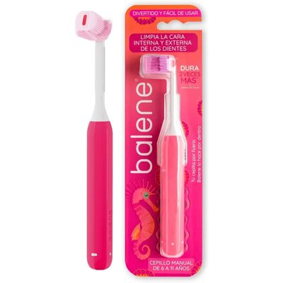 Cepillo de Dientes Infantil Fucsia Balene 6-11Años Cepillo de Dientes Infantil Fucsia Balene 6-11Años