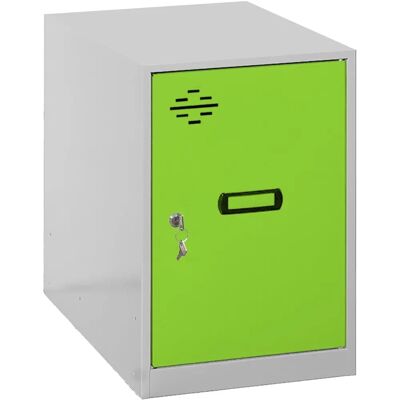 Cabine Simonrack Mini Acier Gris/Vert - Type de Casier - Publicité Cabine Simonrack Mini Acier Gris/Vert - Type de Casier - Publicité