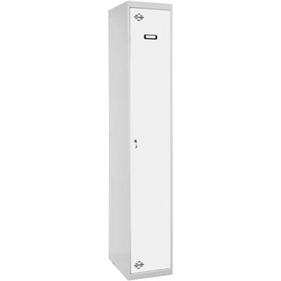 Taquilla Metálica SimonRack 1800x300x500mm - Acero, Blanco/Gris - Taquilla Taquilla Metálica SimonRack 1800x300x500mm - Acero, Blanco/Gris - Taquilla
