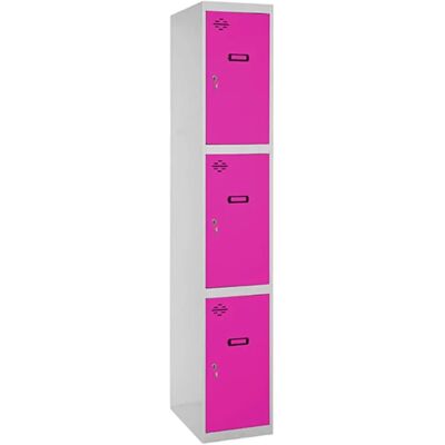 Simonrack Casier métallique 3 portes - Publicité Simonrack Casier métallique 3 portes - Publicité