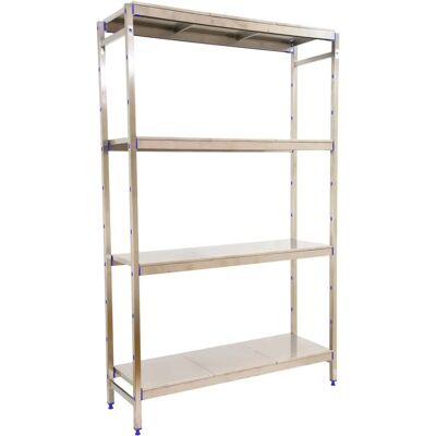 Mensola in Acciaio Inox SimonRack - 4 Ripiani - Industriale Mensola in Acciaio Inox SimonRack - 4 Ripiani - Industriale