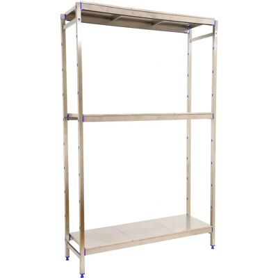 Estantería de acero inoxidable SimonRack - 3 estantes - 2000x860x400mm Estantería de acero inoxidable SimonRack - 3 estantes - 2000x860x400mm