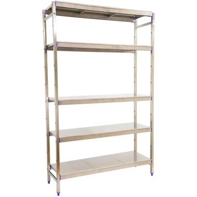Scaffale in acciaio inossidabile SimonRack - 5 Ripiani 2000x860x500mm - Resistente Scaffale in acciaio inossidabile SimonRack - 5 Ripiani 2000x860x500mm - Resistente