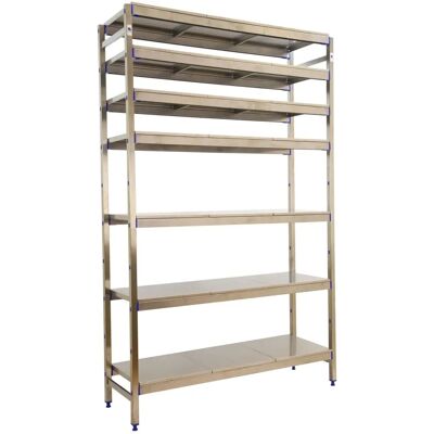 Mensola in acciaio inossidabile SimonRack - 7 ripiani - 2000x860x400mm Mensola in acciaio inossidabile SimonRack - 7 ripiani - 2000x860x400mm