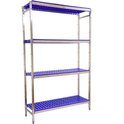 Scaffale in Acciaio Inox SimonRack - 4 Ripiani - 1600x860x400 mm Scaffale in Acciaio Inox SimonRack - 4 Ripiani - 1600x860x400 mm