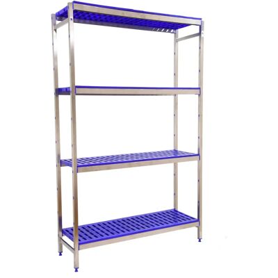 Scaffale Inox SimonRack - 4 Ripiani - Capacità 180kg Scaffale Inox SimonRack - 4 Ripiani - Capacità 180kg