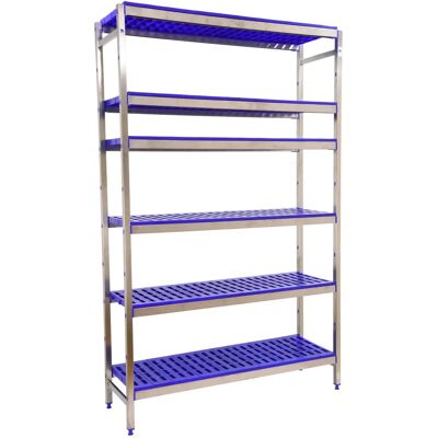 Estantería metálica en acero inoxidable SimonRack 6PP - Estantería Estantería metálica en acero inoxidable SimonRack 6PP - Estantería