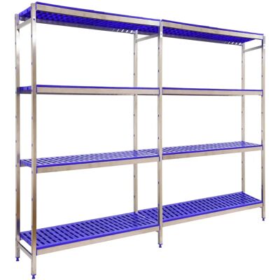 Scaffale in Acciaio Inox SimonRack - 4 Ripiani - 180kg Scaffale in Acciaio Inox SimonRack - 4 Ripiani - 180kg