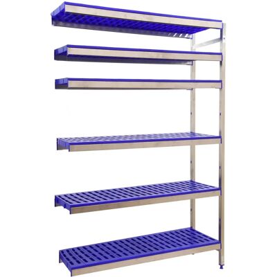 Ripiano in acciaio inox SimonRack - Blu - 6 mensole Ripiano in acciaio inox SimonRack - Blu - 6 mensole