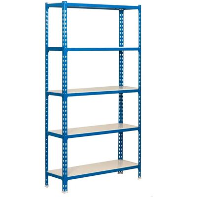 SimonRack Étagère métallique Bleu/Blanc 2000x1100x300 - Shelving Unit - Publicité SimonRack Étagère métallique Bleu/Blanc 2000x1100x300 - Shelving Unit - Publicité