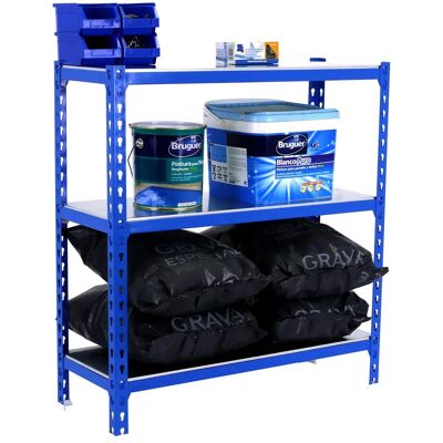 Estantería metálica SimonRack Megaplus - 3 estantes ajustables - 600kg Estantería metálica SimonRack Megaplus - 3 estantes ajustables - 600kg