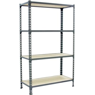 SimonRack Maderclick Megaplus 4/300 Galva/madera - Estantería metálica SimonRack Maderclick Megaplus 4/300 Galva/madera - Estantería metálica