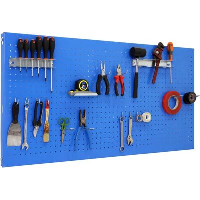 Panneau d'outils bleu Simonrack 1200x400 - Organisateur mural - Publicité Panneau d'outils bleu Simonrack 1200x400 - Organisateur mural - Publicité