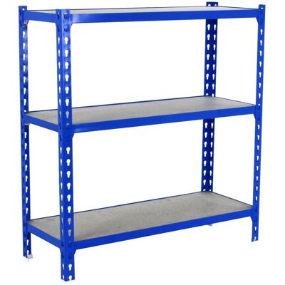Simon Rack Azul/Madera Estantería metálica - 3/400 1000mm Simon Rack Azul/Madera Estantería metálica - 3/400 1000mm