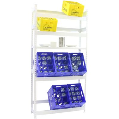 Simonrack scaffale portabottiglie 8425437087929 - Bianco - 100x30x200 cm Simonrack scaffale portabottiglie 8425437087929 - Bianco - 100x30x200 cm