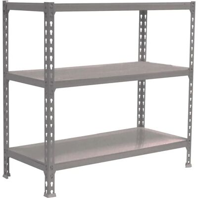 Estantería metálica Simon Rack - 3 estantes, ajustables, calidad europea Estantería metálica Simon Rack - 3 estantes, ajustables, calidad europea