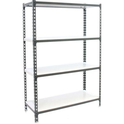 Simonrack Plus 4/500 1500 Antracite/Blanc - Étagère - Publicité Simonrack Plus 4/500 1500 Antracite/Blanc - Étagère - Publicité