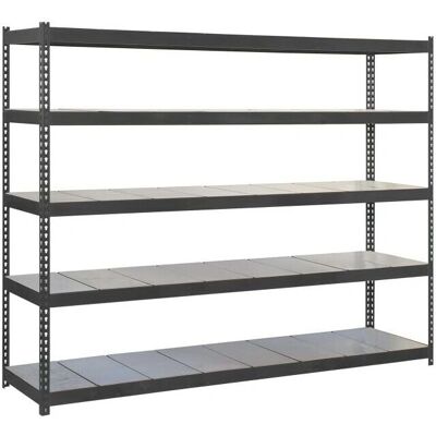 Scaffale Ecoforte 1204-5 in Metallo - Carico Medio, 5 Ripiani Scaffale Ecoforte 1204-5 in Metallo - Carico Medio, 5 Ripiani