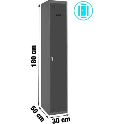 SimonRack 8425437105036 Casier Métallique - Anthracite 1800x300x500 mm - Publicité SimonRack 8425437105036 Casier Métallique - Anthracite 1800x300x500 mm - Publicité