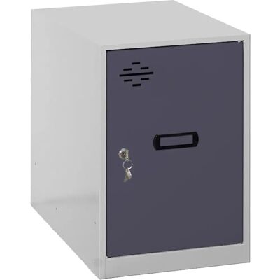 Locker métallique mini Simonrack - Gris/Anthracite - Armoire de rangement - Publicité Locker métallique mini Simonrack - Gris/Anthracite - Armoire de rangement - Publicité