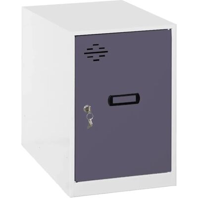 Casier Simonrack - 40x50x47.5 cm - Blanc/Anthracite - Publicité Casier Simonrack - 40x50x47.5 cm - Blanc/Anthracite - Publicité