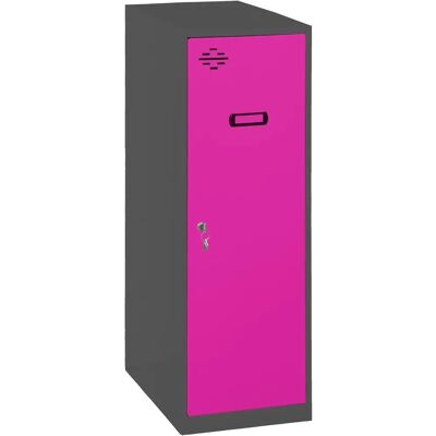 Armario de almacenamiento SimonRack - 915x400x500 mm - Antracita/Rosa Armario de almacenamiento SimonRack - 915x400x500 mm - Antracita/Rosa
