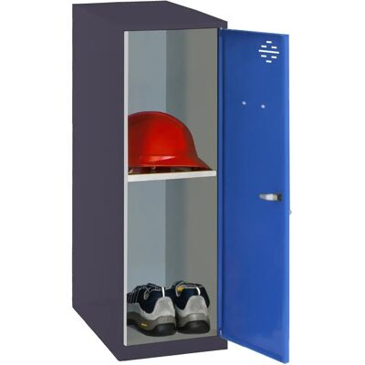 Taquilla de almacenamiento SimonRack - Antracita/Azul - 40x50x91.5 cm Taquilla de almacenamiento SimonRack - Antracita/Azul - 40x50x91.5 cm