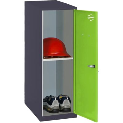 SimonRack Taquilla Mini desmontada Anthracita/Verde - Taquilla SimonRack Taquilla Mini desmontada Anthracita/Verde - Taquilla