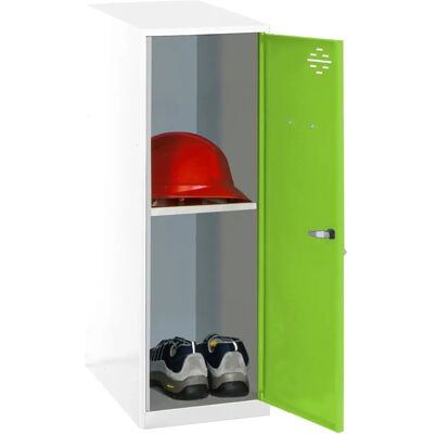 SimonRack Casier Mini Démonté Blanc/Vert 915x400x500mm - Casier - Publicité SimonRack Casier Mini Démonté Blanc/Vert 915x400x500mm - Casier - Publicité