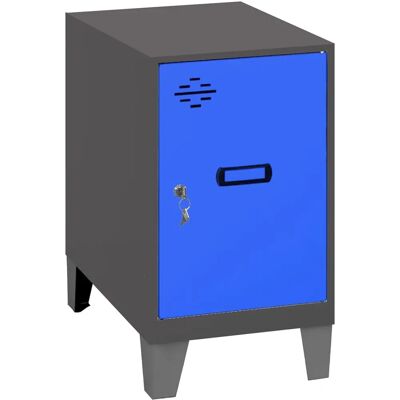 Taquilla de almacenamiento Simonrack - Antracita/Azul - 30x50x57.5 cm Taquilla de almacenamiento Simonrack - Antracita/Azul - 30x50x57.5 cm