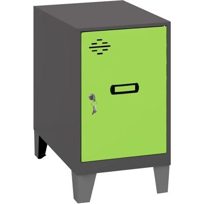Petit Casier Simonrack - Anthracite/Vert - 30x50x57.5 cm - Publicité Petit Casier Simonrack - Anthracite/Vert - 30x50x57.5 cm - Publicité
