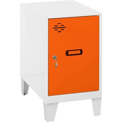 Simonrack Taquilla Blanco Naranja 40x50x57.5cm - Taquilla Simonrack Taquilla Blanco Naranja 40x50x57.5cm - Taquilla