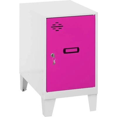 Simonrack Mini Taquilla Metálica Rosa/Blanco - Taquilla Simonrack Mini Taquilla Metálica Rosa/Blanco - Taquilla
