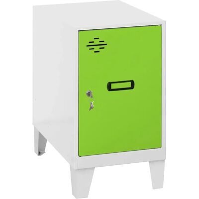 Casillero Mini Simonrack Blanco Verde - Armario de almacenamiento Casillero Mini Simonrack Blanco Verde - Armario de almacenamiento