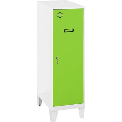 Armario de almacenamiento Simonrack Blanco/Verde - Con cerradura, 40x50x101.5 cm Armario de almacenamiento Simonrack Blanco/Verde - Con cerradura, 40x50x101.5 cm
