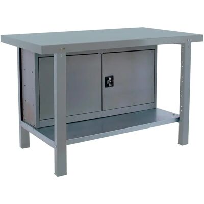 Table de travail en métal Simonwork BT6 pro - Résistante avec rangement - Publicité Table de travail en métal Simonwork BT6 pro - Résistante avec rangement - Publicité