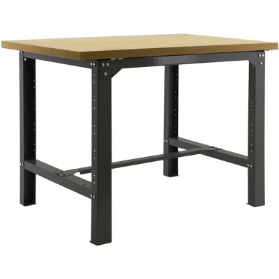 Banco de trabajo Simon Rack Bt6L - MDF 1500x750 - Antracita/Madera Banco de trabajo Simon Rack Bt6L - MDF 1500x750 - Antracita/Madera